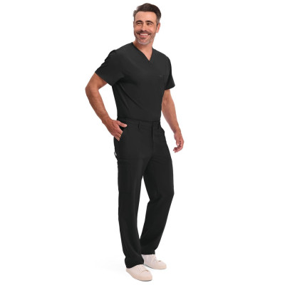 Men's drawstring trousers with standard waistband